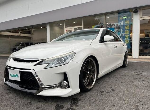 TOYOTA MARK X G’S 2015 PEARL WHITE full